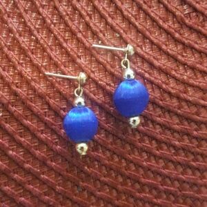 Christmas ball ornament earrings